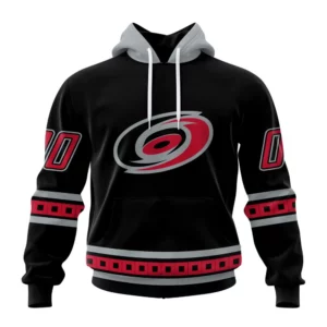Hoodie NHL Carolina Hurricanes Special Blackout Design St2401 QTNHL080524A606HD