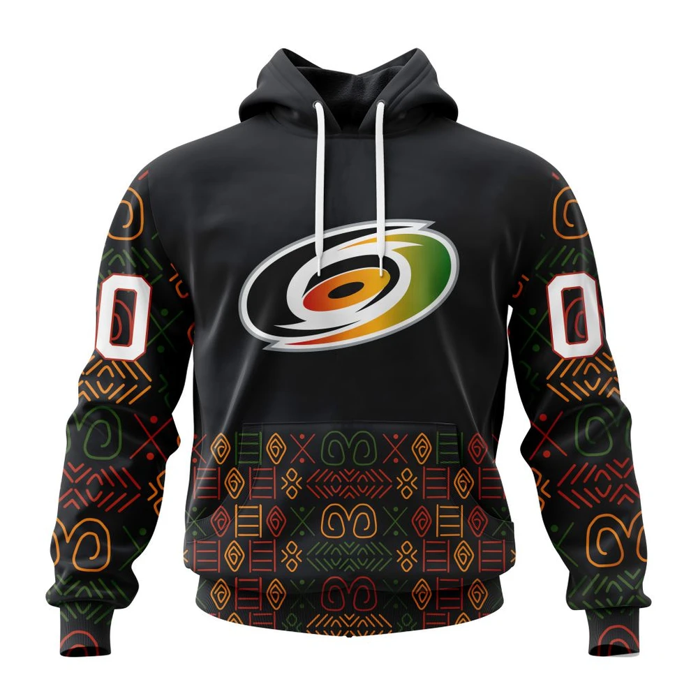 Hoodie NHL Carolina Hurricanes Special Design For Black History Month St2401 QTNHL080524A1066HD
