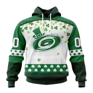 Hoodie NHL Carolina Hurricanes Special Design For St. Patrick Day St2401 QTNHL080524A1253HD