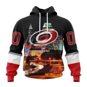 Hoodie NHL Carolina Hurricanes Special Design With Downtown Skyline St2301 QTNHL080524A4072HD