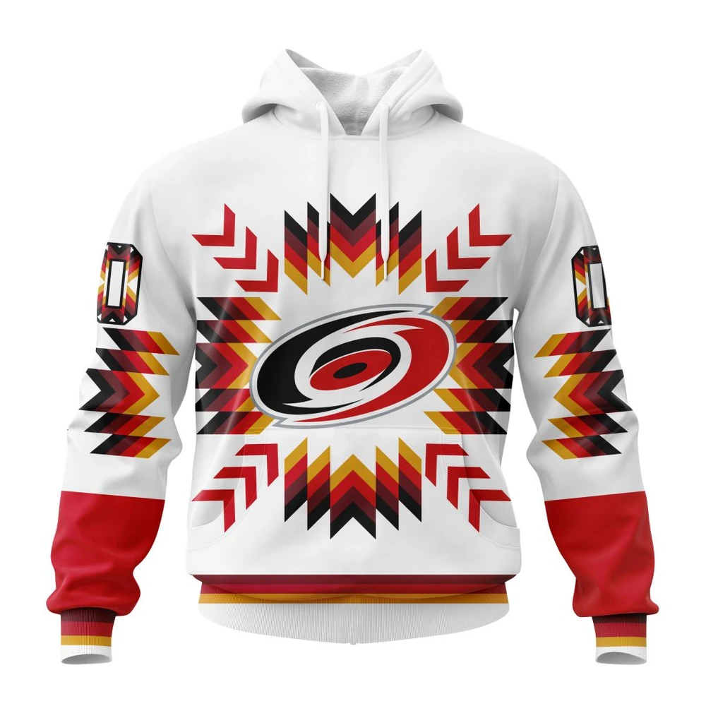 Hoodie NHL Carolina Hurricanes Special Design With Native Pattern St2302 QTNHL080524A1587HD