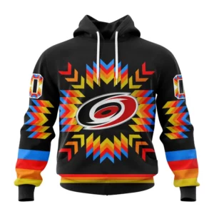 Hoodie NHL Carolina Hurricanes Special Design With Native Pattern St2306 QTNHL080524A1034HD