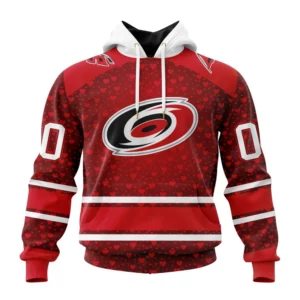 Hoodie NHL Carolina Hurricanes Special Gift For Valentines Day St2401 QTNHL080524A1002HD