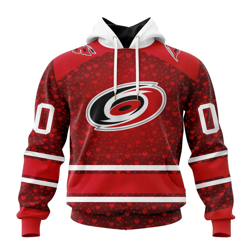 Hoodie NHL Carolina Hurricanes Special Gift For Valentines Day St2401 QTNHL080524A1002HD