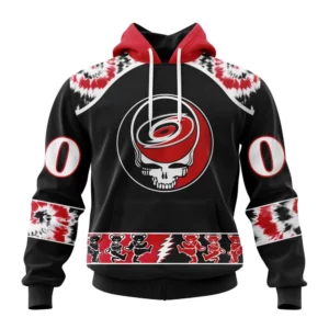 Hoodie NHL Carolina Hurricanes Special Grateful Dead Design St2301 QTNHL080524A262HD