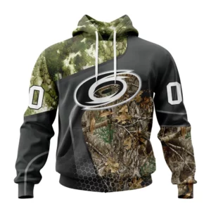Hoodie NHL Carolina Hurricanes Special Hunting Camo Design St2302 QTNHL080524A1319HD