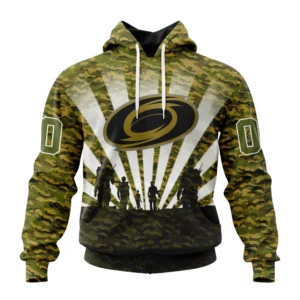 Hoodie NHL Carolina Hurricanes Special Military Camo Kits For Veterans Day And Rememberance Day St2201 QTNHL080524A3483HD