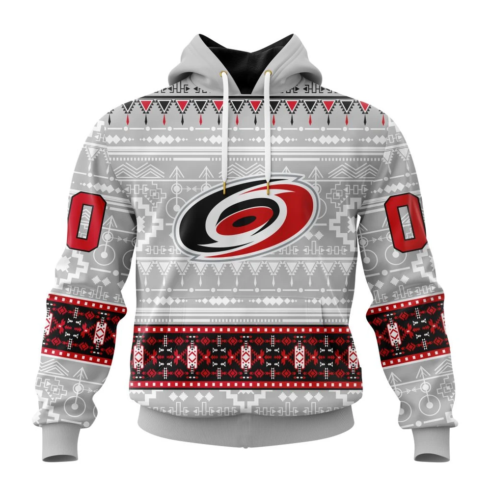 Hoodie NHL Carolina Hurricanes Special Native Design St2302 QTNHL080524A2064HD