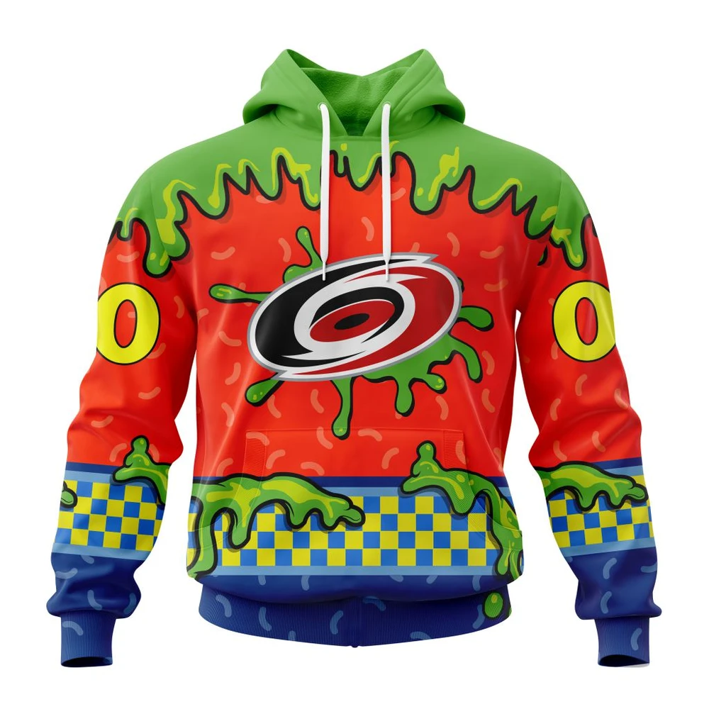 Hoodie NHL Carolina Hurricanes Special Nickelodeon Design St2301 QTNHL080524A1189HD