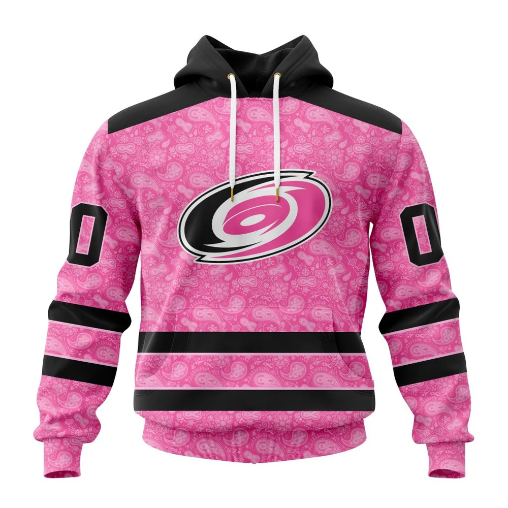 Hoodie NHL Carolina Hurricanes Special Pink Fight Breast Cancer St2306 QTNHL080524A1648HD
