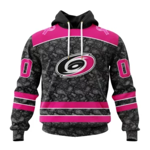 Hoodie NHL Carolina Hurricanes Special Pink In The Rink Fight Breast Cancer St2301 QTNHL080524A2089HD