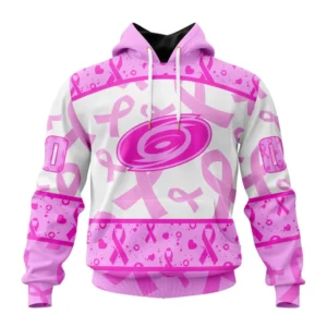 Hoodie NHL Carolina Hurricanes Special Pink October Breast Cancer Awareness Month St2302 QTNHL080524A1870HD