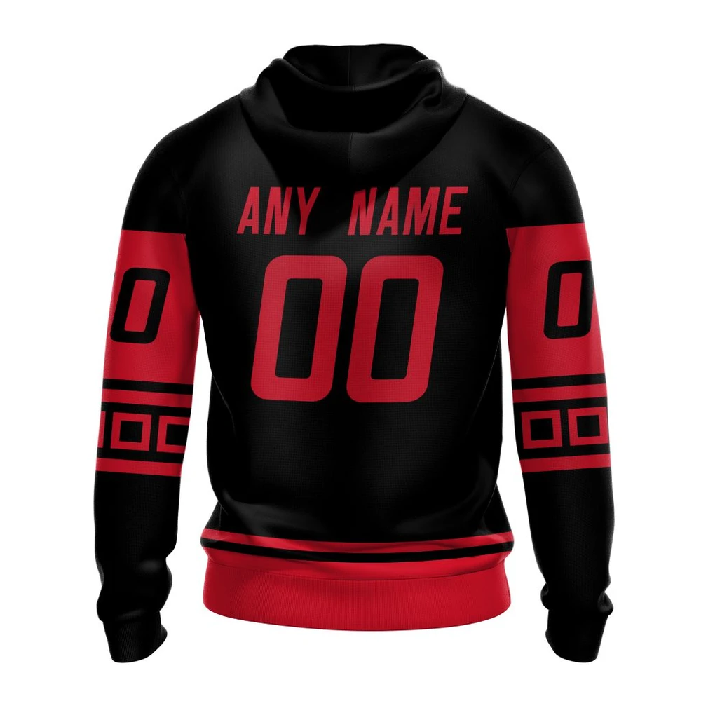 Hoodie NHL Carolina Hurricanes Special Two-Tone Design St2401 QTNHL080524A464HD - Image 2