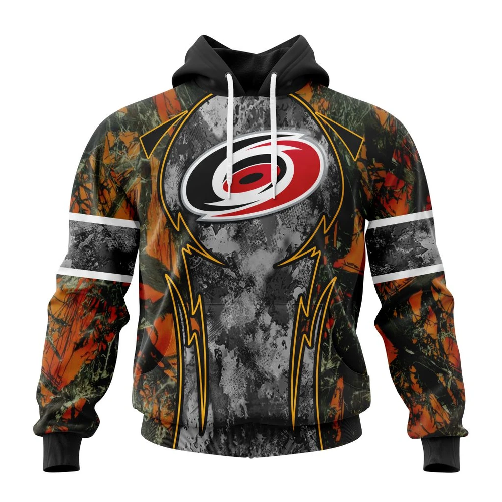 Hoodie NHL Carolina Hurricanes, Specialized Design Wih Camo Concepts For Hungting In Forest QTNHL080524A3656HD