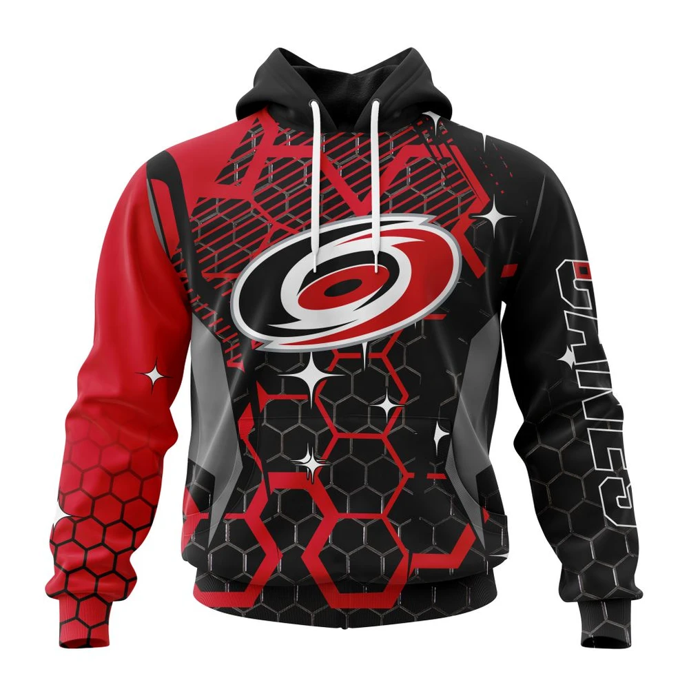 Hoodie NHL Carolina Hurricanes, Specialized Design With Motocross Syle V0222 QTNHL080524A3393HD