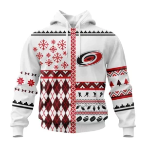 Hoodie NHL Carolina Hurricanes, Specialized Unisex Christmas Is Coming V01 QTNHL080524A2916HD