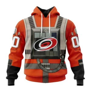 Hoodie NHL Carolina Hurricanes Star Wars Rebel Pilot Design St2201 QTNHL080524A2332HD