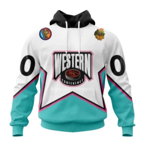 Hoodie NHL Chicago Blackhawks All-Star Western Conference QTNHL080524A2363HD
