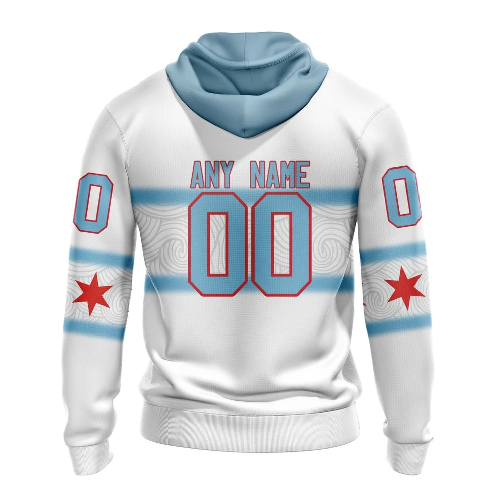 Hoodie NHL Chicago Blackhawks Personalize Gradient Series Concept St2301 QTNHL080524A190HD - Image 2