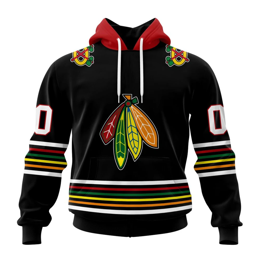 Hoodie NHL Chicago Blackhawks Personalized Alternate Concepts Kits St2401 QTNHL080524A531HD