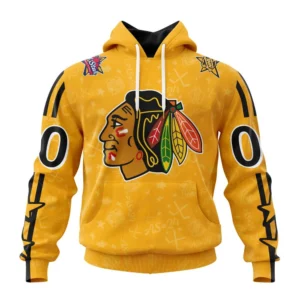 Hoodie NHL Chicago Blackhawks Special All-Star Game Design St2401 QTNHL080524A814HD