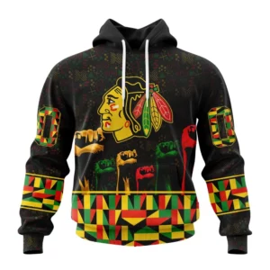 Hoodie NHL Chicago Blackhawks Special Design Celebrate Black History Month St2201 QTNHL080524A2398HD