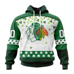 Hoodie NHL Chicago Blackhawks Special Design For St. Patrick Day St2401 QTNHL080524A1256HD