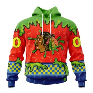 Hoodie NHL Chicago Blackhawks Special Nickelodeon Design St2301 QTNHL080524A1192HD