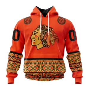 Hoodie NHL Chicago Blackhawks, Specialized National Day For Truth And Reconciliation QTNHL080524A147HD