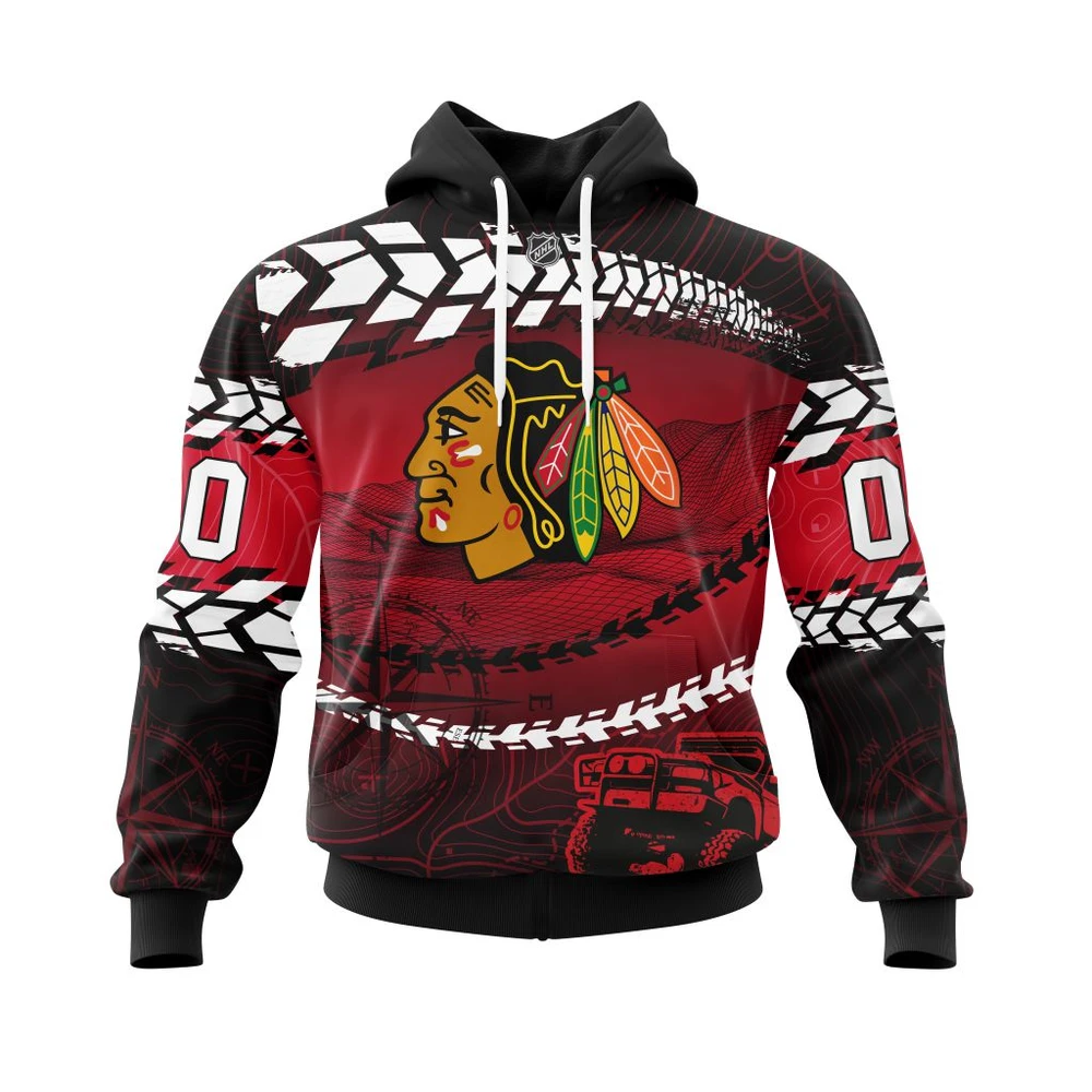 Hoodie NHL Chicago Blackhawks, Specialized Off Road Style St2201 QTNHL080524A4036HD