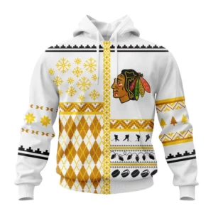 Hoodie NHL Chicago Blackhawks, Specialized Unisex Christmas Is Coming V01 QTNHL080524A2918HD