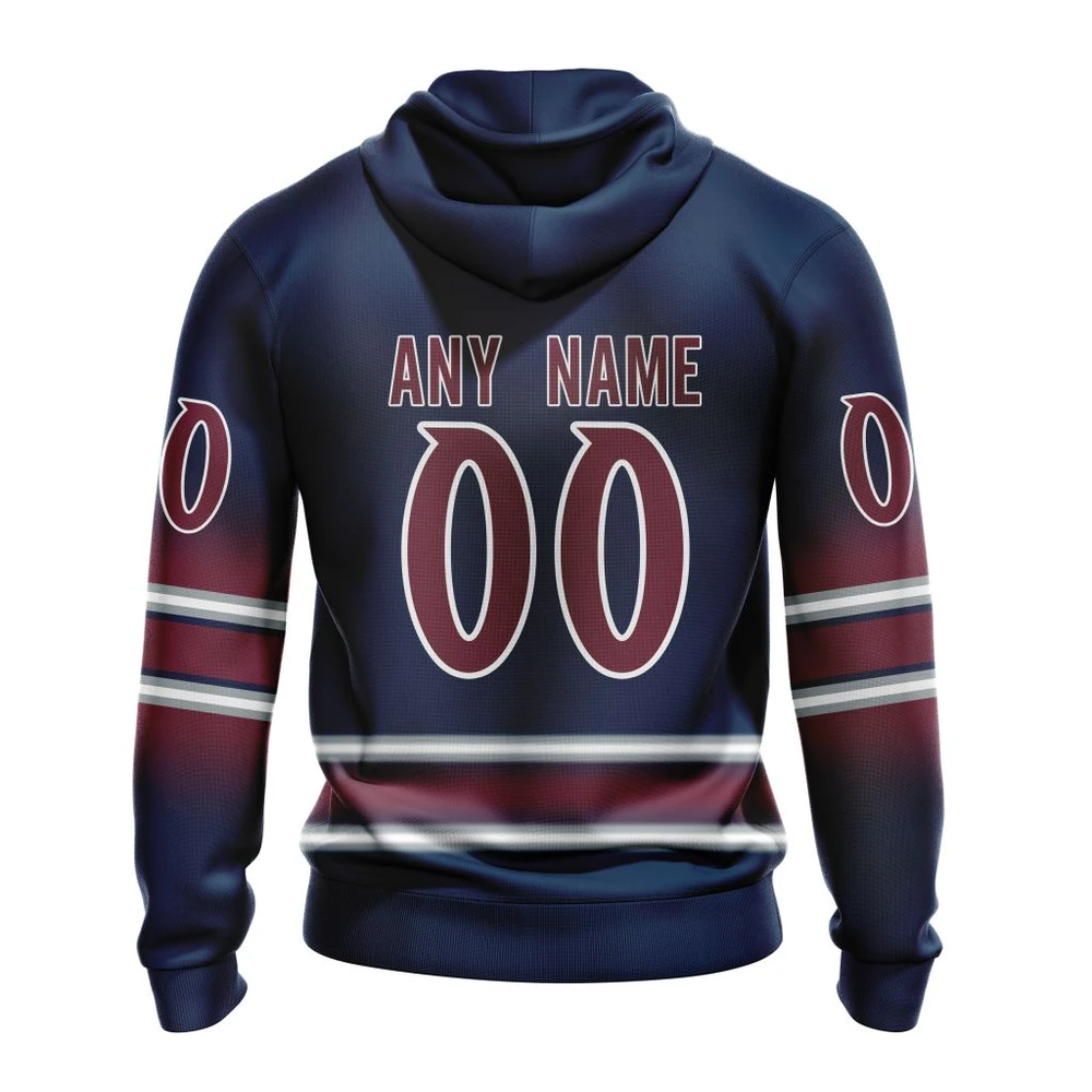 Hoodie NHL Colorado Avalanche Personalize Gradient Series Concept St2301 QTNHL080524A86HD - Image 2