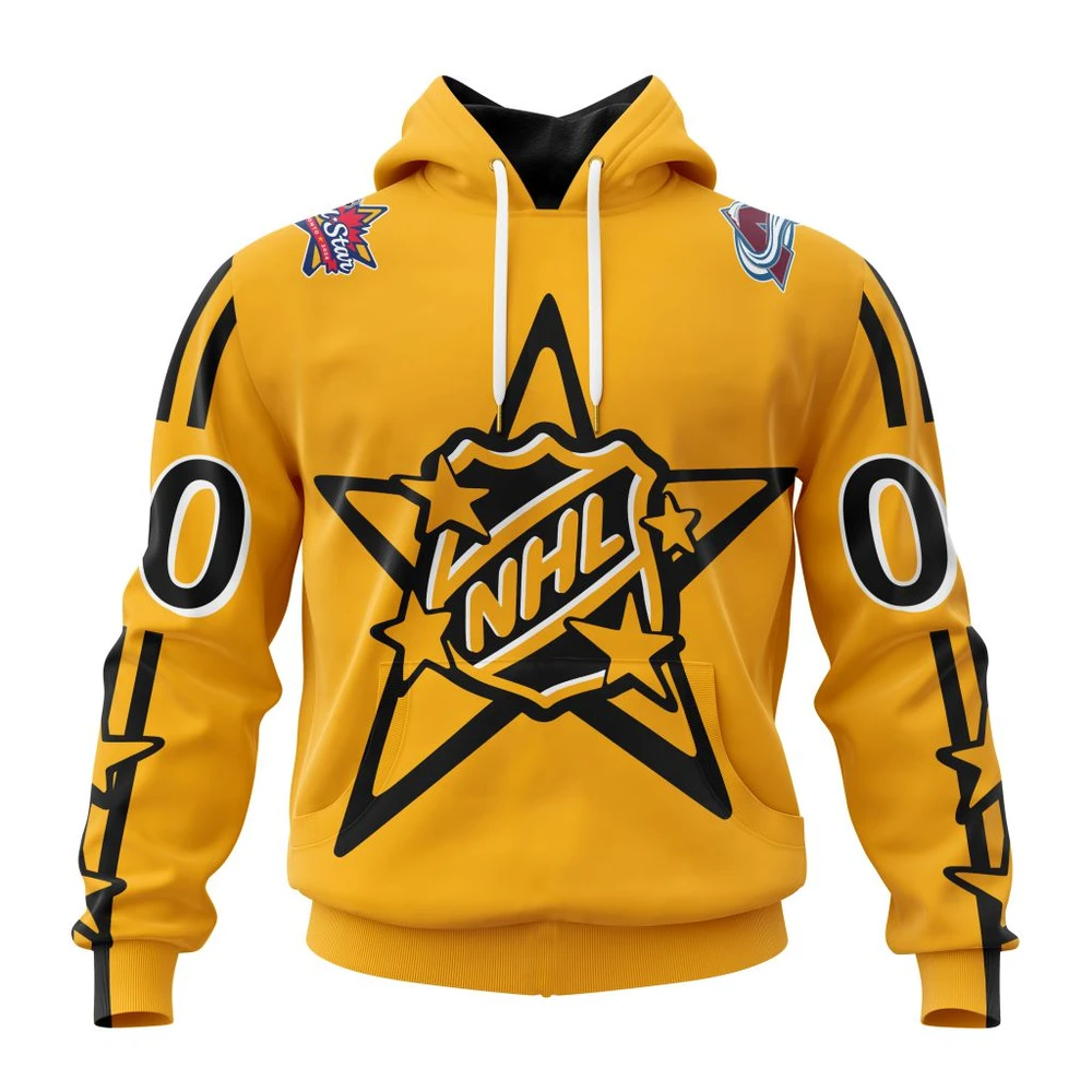 Hoodie NHL Colorado Avalanche Personalized NHL All-Star Game QTNHL080524A847HD