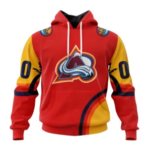 Hoodie NHL Colorado Avalanche Special All-Star Game Design With Florida Sunset QTNHL080524A2606HD