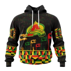 Hoodie NHL Colorado Avalanche Special Design Celebrate Black History Month St2201 QTNHL080524A2399HD