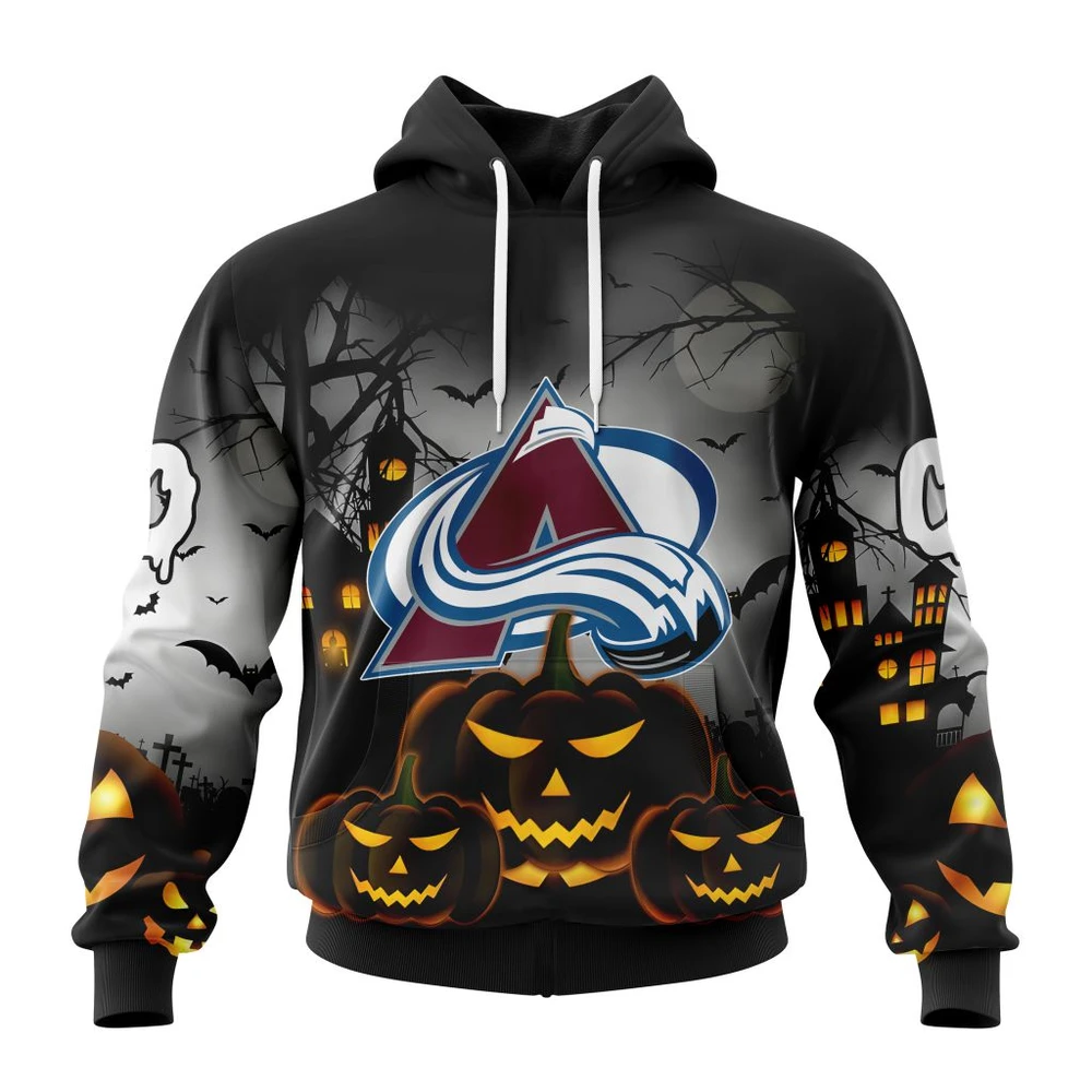 Hoodie NHL Colorado Avalanche Special Design For Halloween St2302 QTNHL080524A2007HD
