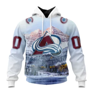 Hoodie NHL Colorado Avalanche Special Design With Rocky Mountain St2301 QTNHL080524A4090HD