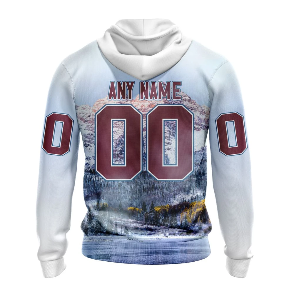 Hoodie NHL Colorado Avalanche Special Design With Rocky Mountain St2301 QTNHL080524A4090HD - Image 2