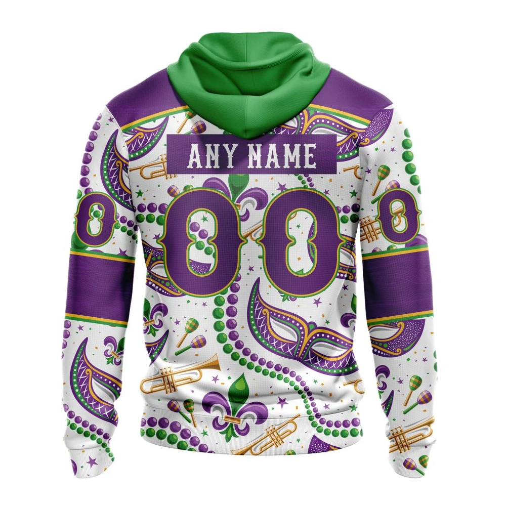 Hoodie NHL Colorado Avalanche Special Mardi Gras Design St2401 QTNHL080524A750HD - Image 2