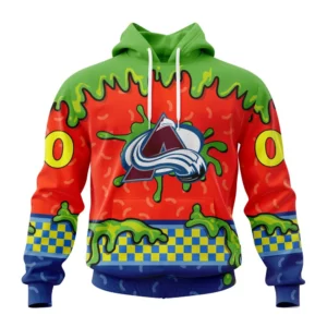 Hoodie NHL Colorado Avalanche Special Nickelodeon Design St2301 QTNHL080524A1193HD
