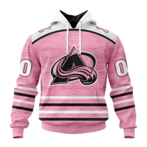 Hoodie NHL Colorado Avalanche Special Pink Fight Breast Cancer Design St2304 QTNHL080524A1756HD