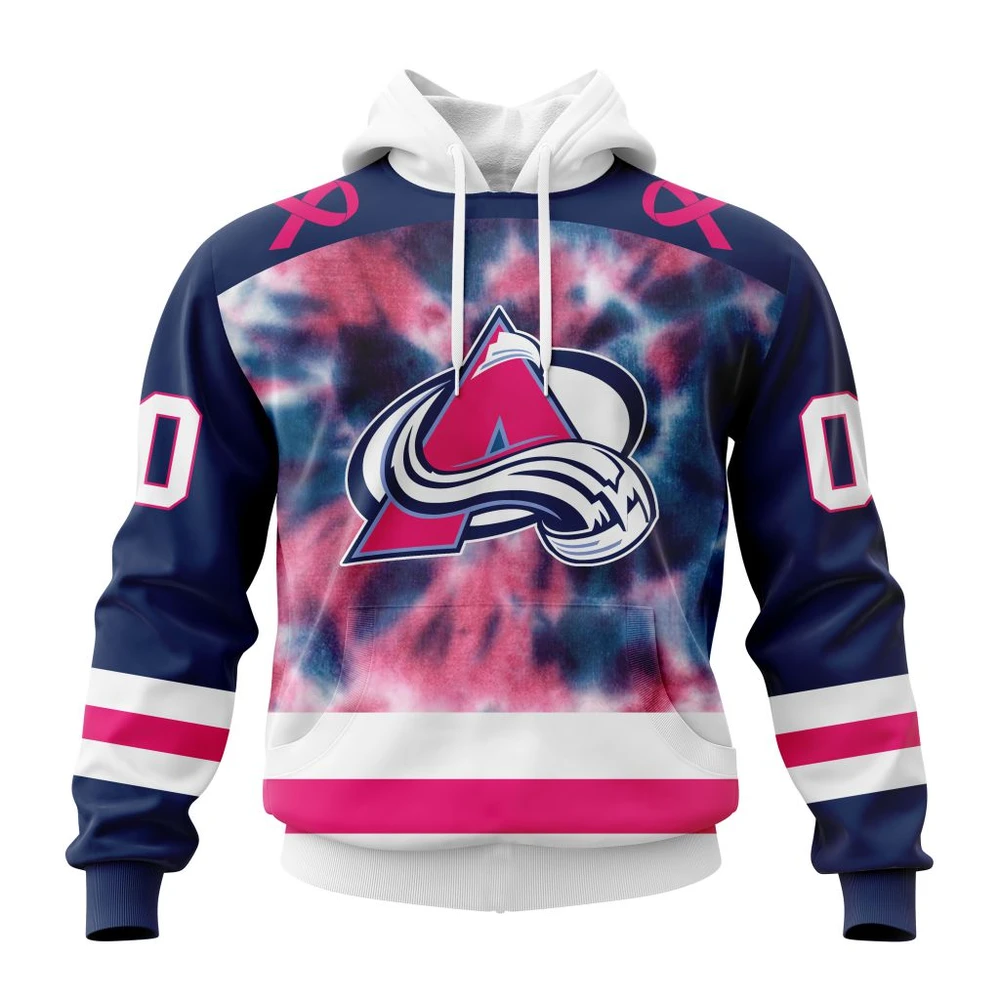 Hoodie NHL Colorado Avalanche Special Pink October Fight Breast Cancer St2303 QTNHL080524A1843HD