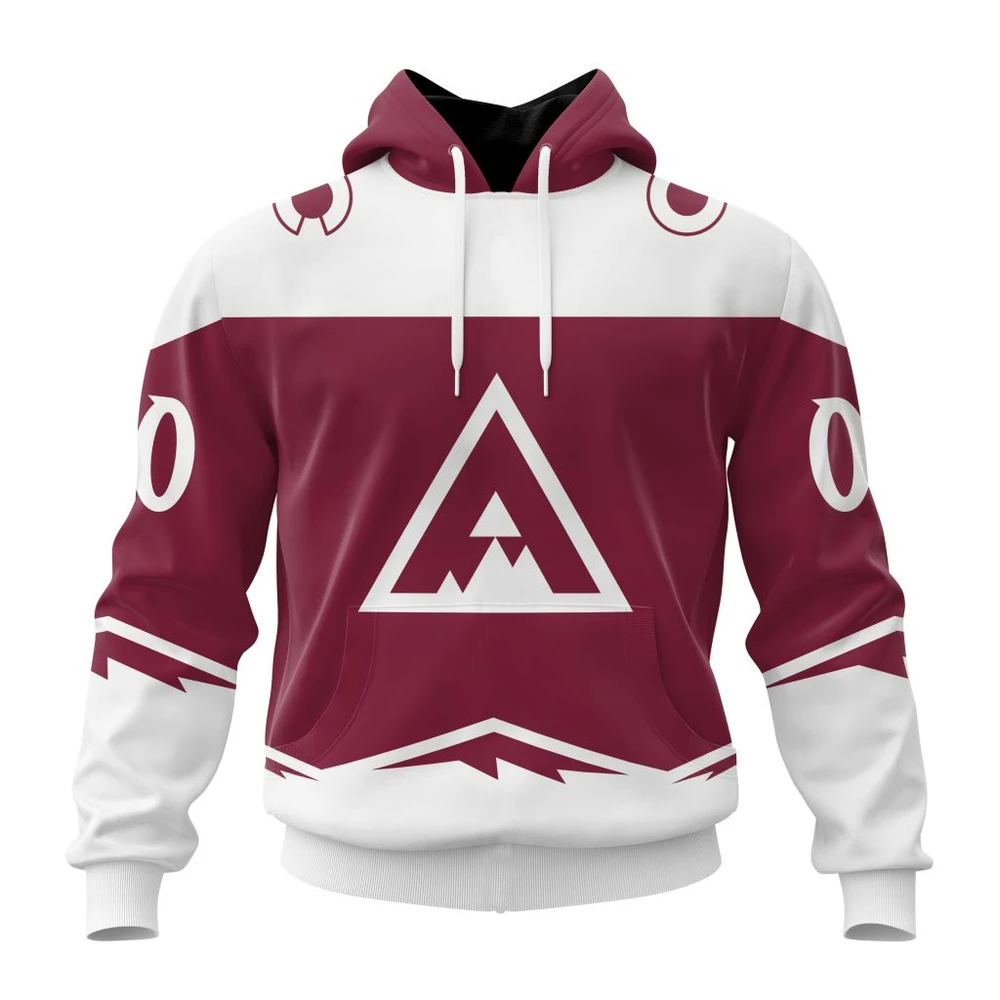 Hoodie NHL Colorado Avalanche Special Two-Tone Design St2401 QTNHL080524A468HD