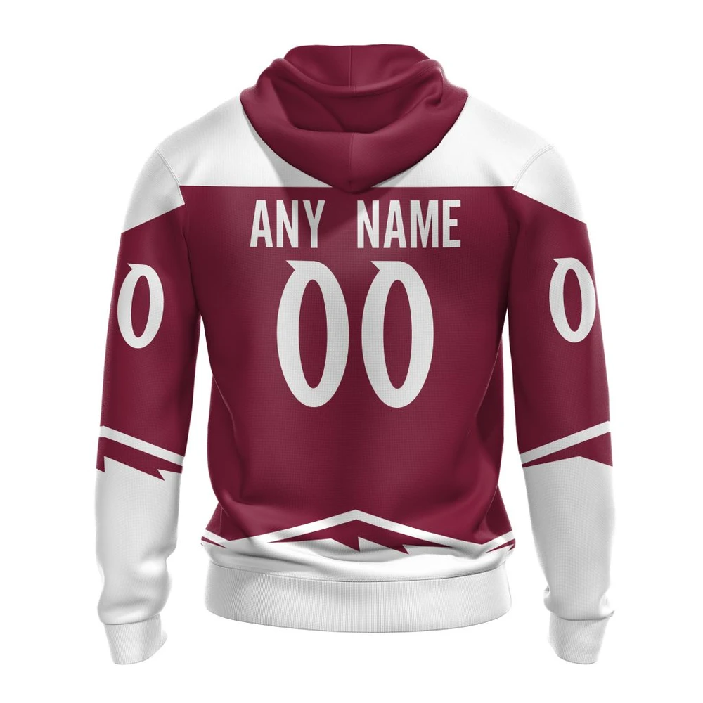 Hoodie NHL Colorado Avalanche Special Two-Tone Design St2401 QTNHL080524A468HD - Image 2