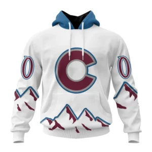 Hoodie NHL Colorado Avalanche Special Whiteout Design St2401 QTNHL080524A578HD