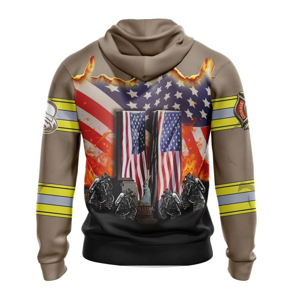 Hoodie NHL Colorado Avalanche, Specialized Concepts For Honor Patriot Day V0122 QTNHL080524A3714HD - Image 2