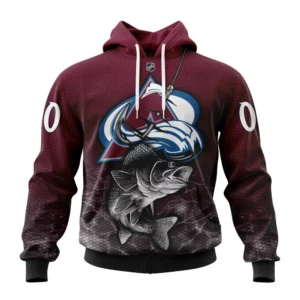 Hoodie NHL Colorado Avalanche, Specialized Fishing Style St2201 QTNHL080524A427HD
