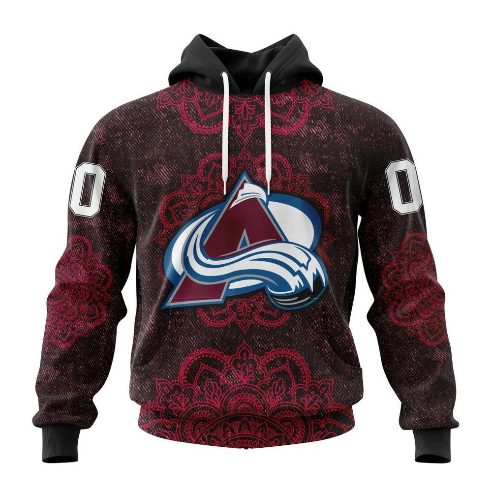 Hoodie NHL Colorado Avalanche, Specialized Mandala Style St2201 QTNHL080524A4061HD