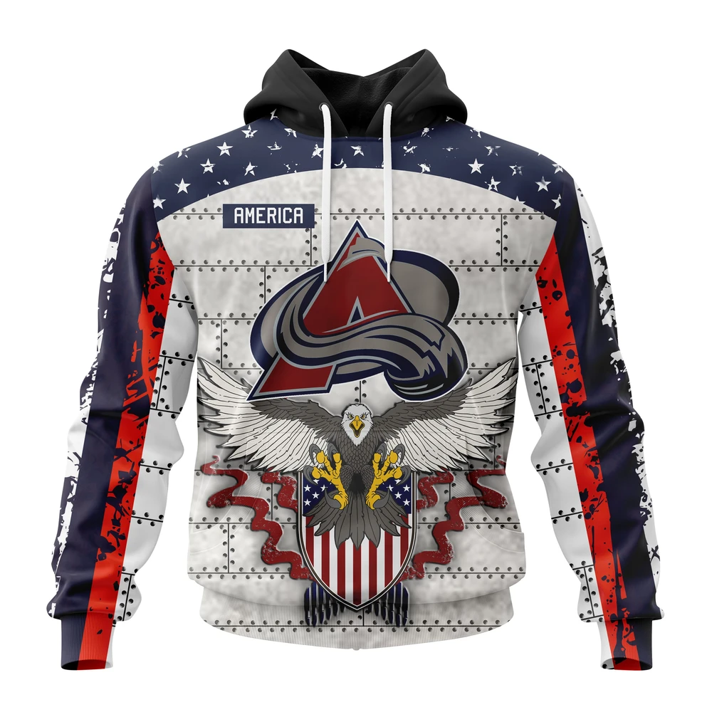 Hoodie NHL Colorado Avalanche, Specialized Unisex In Us Concepts V0222 QTNHL080524A2893HD