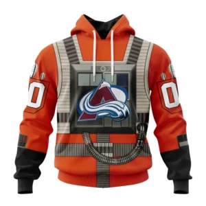 Hoodie NHL Colorado Avalanche Star Wars Rebel Pilot Design St2201 QTNHL080524A2335HD